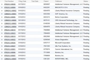 Filings as of Sep. 23, 2012